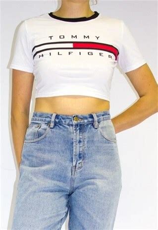 tommy hilfiger crop top 90s.